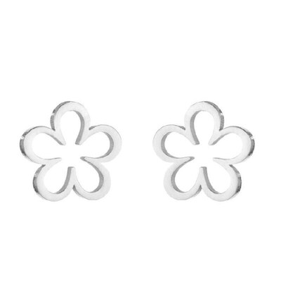 New Flower Studs Ins Womens Simple Earring Stylish Geometric