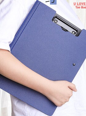 A4 File Folder Clipboard Writing Pad Memo Clip Board Double