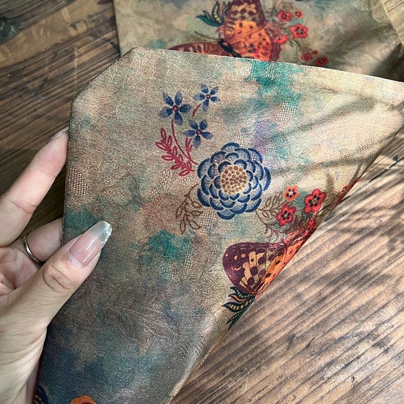 彩蝶面韵彩云纱绸布干泡小茶席 中式复古茶桌布垫茶艺一人席,居家布艺,茶席,淘宝优惠券,粉丝福利购,淘宝优惠卷