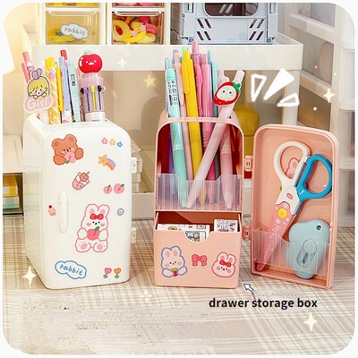 Japanese Creative Refrige Pen Holder Case Girls Cute Multifu