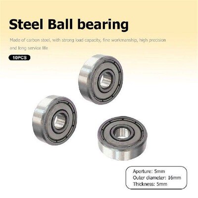10pcs Miniature Ball Bearing 5x16x5mm 625ZZ Shielded