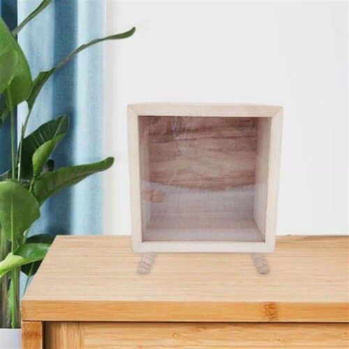 Piggy Bank Transparent Cover Tips Storage Case Visible for