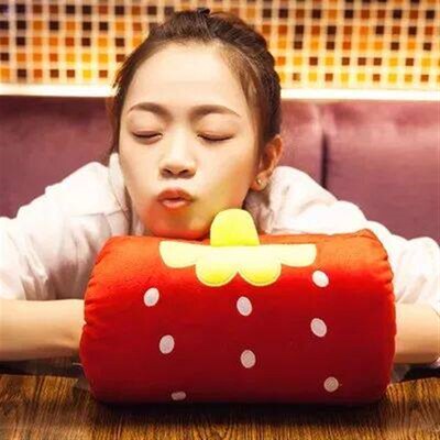Cartoon cute hand pillow hand warmer weak hero class 1 arm p
