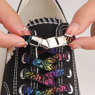 Elastic laces Press Lock No tie Shoelaces Without ties AF1/A