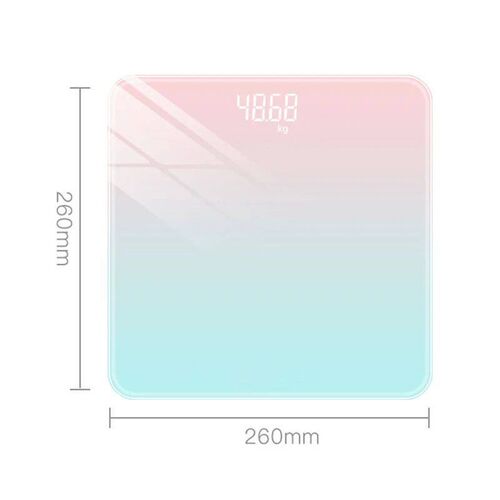 Gradient Color Intelligent LCD Electronic Scale Digital Disp