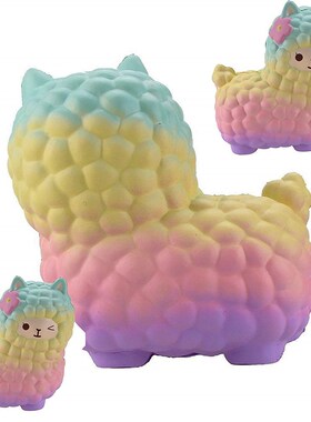 Cute Sheep Alpaca Squishy Toy Cute Galaxy Slow Rising Animal