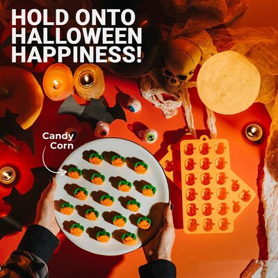 Silicone Halloween Molds Pumpkin Shaped Baking Freezing