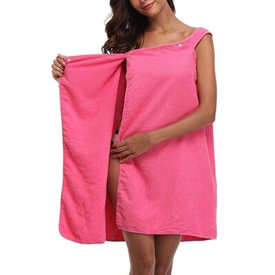 New Home Textile Women Quick Drying Bath Towel Wearable Soft