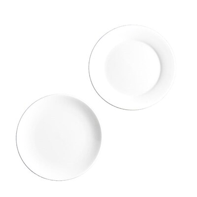 Steak plate white ceramic Western food plate plates set 盘子