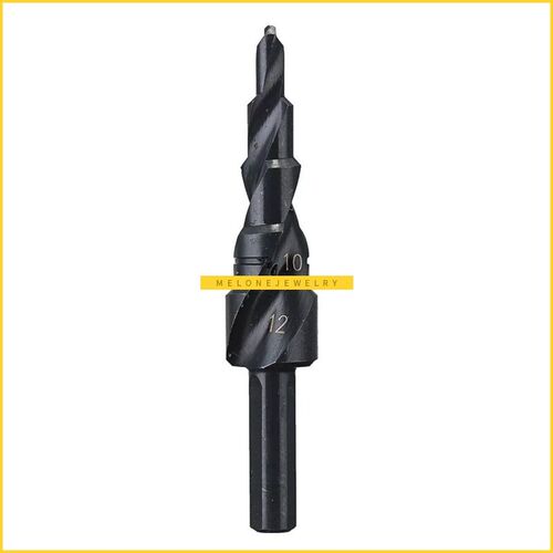 3pcs 4-12/20/32mm HSS Step Drill Bit Set iAlN Coated Spiral
