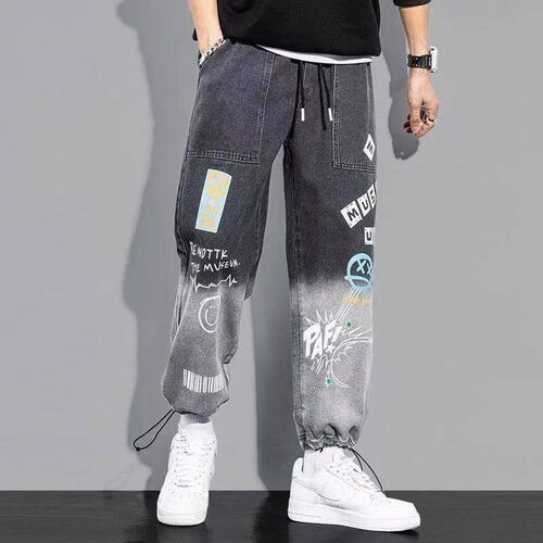 High quality Fashion Mens Cargo pants Hip Hop Setwear Joggi