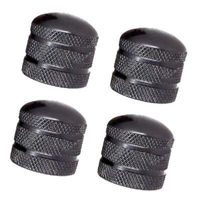 4PCS Plated Guitar Bass Dome Tone Volume Control Knobs For