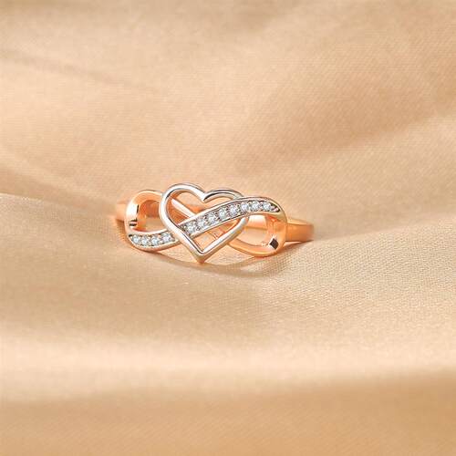 Couple Infinity Love Rings For Women Ladies Jewellery Double