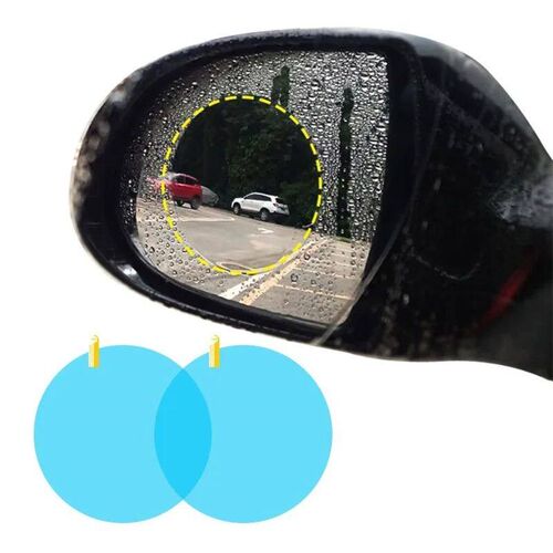 1/6PCS Car Rearview Mirror Anti Fog Film Universal Waterproo