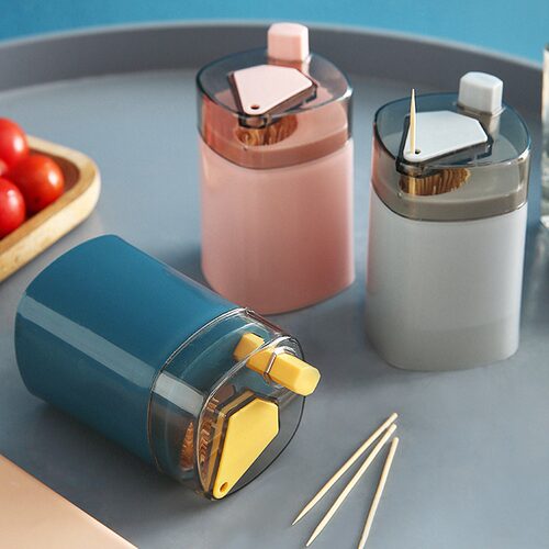 Cute Little Bird Toothpick Container Automatic Toothpick Dis