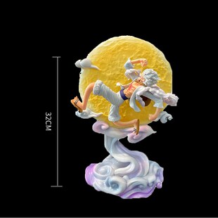 New Piece One Doll Luffy Gear5 Figure light toy gift emit