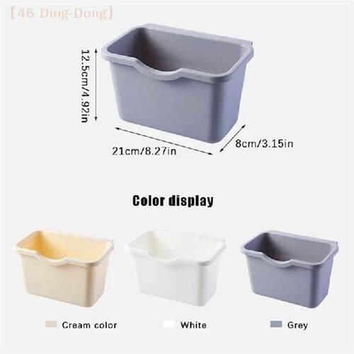 Home Kitchen Wall Mounted Trash Can Cabinet Door Square