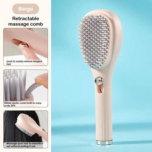 Portable Telescopic Comb Retractable Scalp Massage Brush Sel