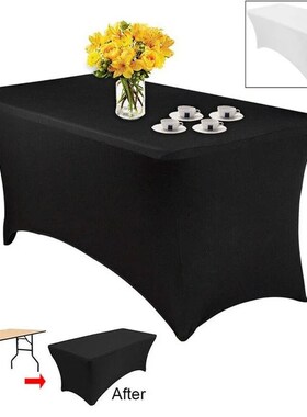 4-8FT Spandex Fitted Sretch Table ver Folding Table Rectangu