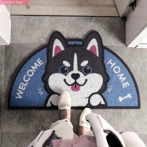 Cartoon Sand Scraping Dust Door Entrance Mat Hallway Kitchen