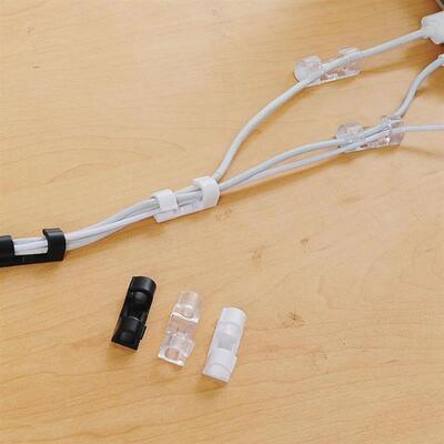 Wall cable and network wire clips, wire organizer and data c