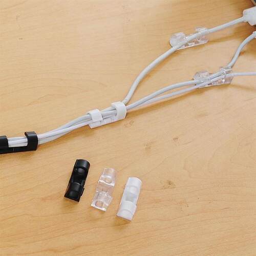 Wall cable and network wire clips, wire organizer and data c