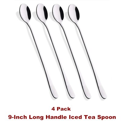 Iced Tea Spoon Coffee Ice Cream Cocktail Stirring Spoons