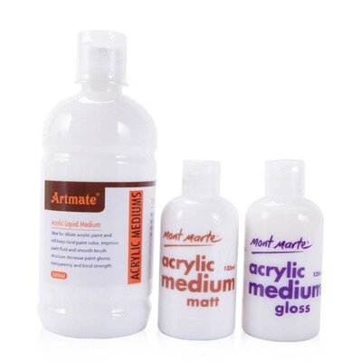 acrylic varnish medium gloss gel dilution medium丙烯亮光剂