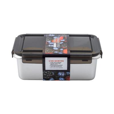 316 stainless steel crisper sealed lunch box with lid refrig