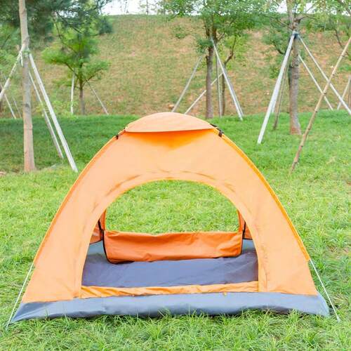 Outdoor 3-4 Person Automatic Camping Tent, 2 Single Perso