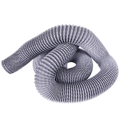 通风管高温尼龙布风管加厚抽油烟螺旋风管排风管帆布钢丝伸缩软管