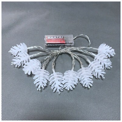 Christmas Decorations Pine Cone String Light Lamp Xmas Navid