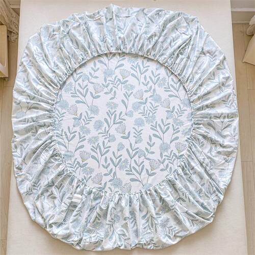 cotton bed fitted sheet mattress protector cover single 床笠