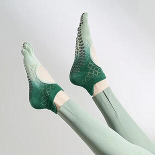 Pilates Five Toe Socks Women Yoga Non-slip Silicones Low-Ank