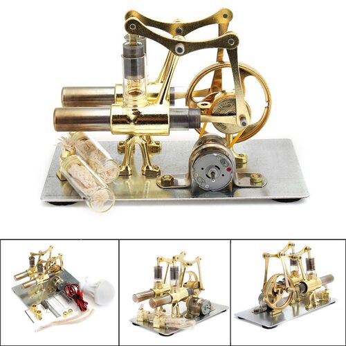 Stirling Engine Balance Miniature Model Steam Power Technolo