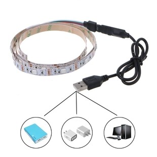 USB 5V LED CoLoR RainBow STRip LighT TV BaCkgRoUnD LighTing