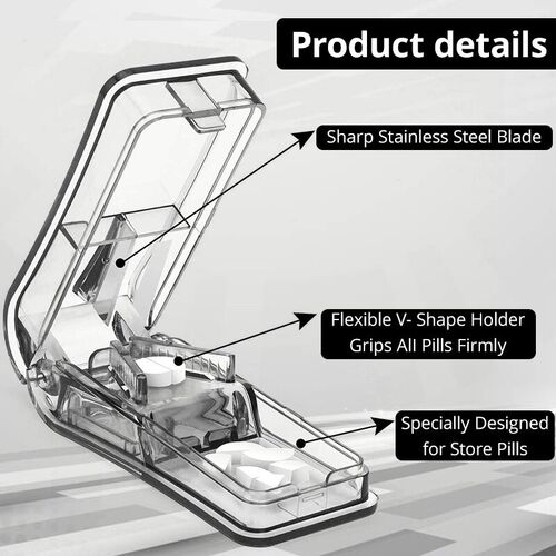 Pill Cutter Best Pill Cutter for Small Or Large Pills Design