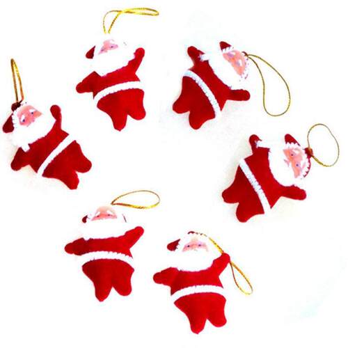 Christmas decoration red Santa Claus figurine gift pendant饰