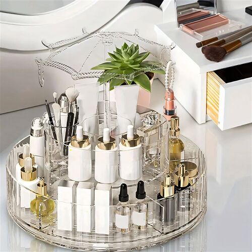 1PC Rotating Makeup Organizer, Makeup Organizer, 360 Degree