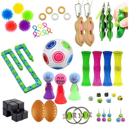 Sensory Toys Bean AntiSress Sretchy Strings Push It Squishy