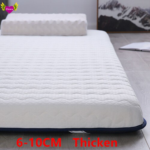 10cm thicken memory foam bed mattress sponge folding pad床垫