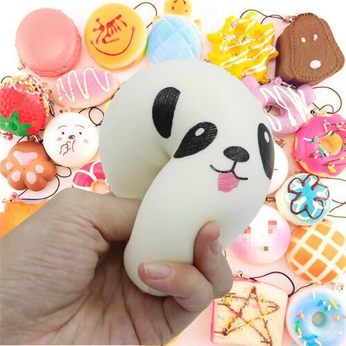 10/30PCS Kawaii Squishy Food Slow Rising Bread Cake Donut Cu