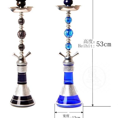 。Double pipe hookah set Arabian glass Hookah Shisha