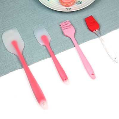Baking tools cake silicone spatula cream spatula oil brush