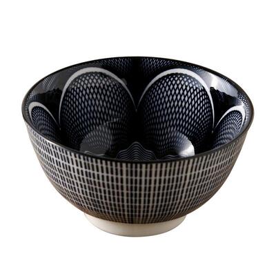 4.5  Nordic Rice Bowl, Printed Color Ceramic Bowl for Home