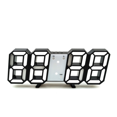 Desktop Clocks 3D Large LED Digital Wall Clock Date Time Cel