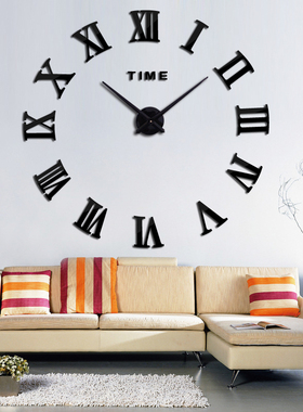 special offer 3d big acrylic mirror wall clock diy quartz wa
