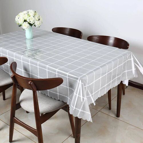 Transparent PVC Tablecloth Soft Square Table Cloth Vinyl Wat
