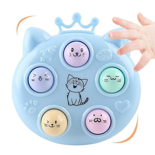 Cute Cat Pop Out Kids Whack a mole Fidget Toy Infinity Poppe