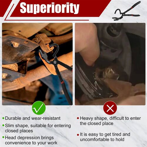 Car Exhaust Hanger Pliers High Carbon Steel Bracket Removal
